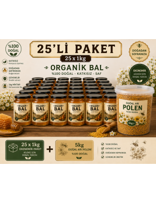 50 Kg Organik Bal + 5 Kg Polen